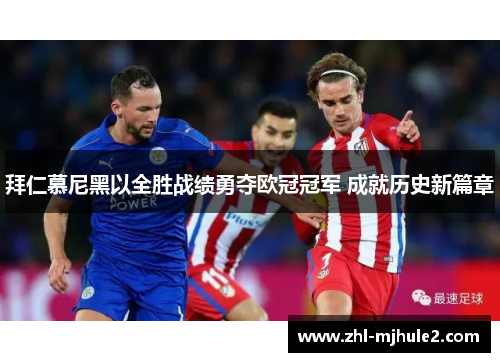 拜仁慕尼黑以全胜战绩勇夺欧冠冠军 成就历史新篇章